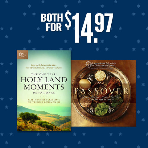 The One Year® Holy Land Moments Devotional PLUS Passover Inspirational Guide